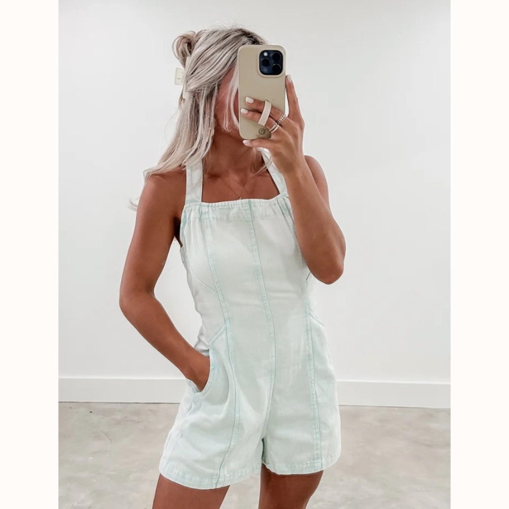 Brand NEW Cksquared Boutique denim romper.